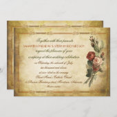 Vintage Einladungen für alte Zeitungen (Vorne/Hinten)