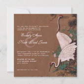 Vintage Einladungen für Hochzeiten in Japan (Vorderseite)