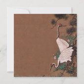 Vintage Einladungen für Hochzeiten in Japan (Rückseite)