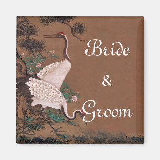 Vintage Einladungen für Hochzeiten in Japan Magnet