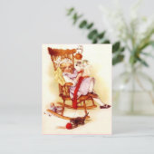 Vintage Einladungen Nadelwork Strick Crochet (Stehend Vorderseite)