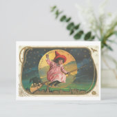 Vintage Einladungen Rotzunge auf einem Zimmer (Stehend Vorderseite)