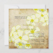 Vintage Einladungen von Plumeria leis/DIY (Rückseite)