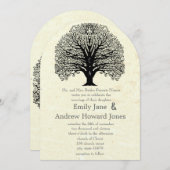 Vintage Einladungen zum Hochzeitsfeiern (Vorne/Hinten)