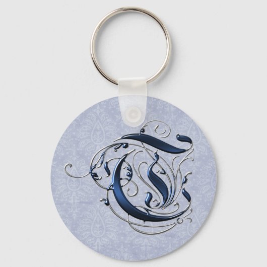 Vintage Einleitung T Schlüsselanhänger (Vorderseite)