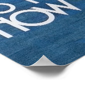 Vintage Einstellung von Flugdiensten Poster (Ecke)