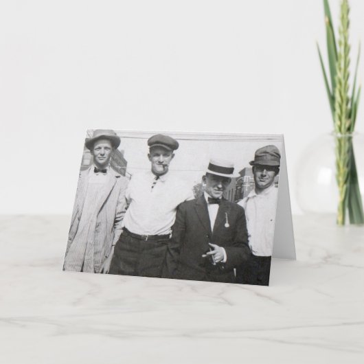 Vintage Einwanderer aus Kansas City 1909 Karte (Vorderseite)