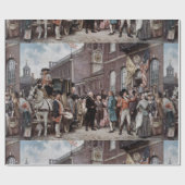 Vintage Einwaschung in Philadelphia Wr. Geschenkpapier (Flach)