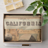 Vintage, einzigartige, restaurierte kalifornische seidenpapier (Geschenk)