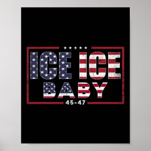Vintage Eis Eis Von Lustig Trump Männer Frauen Poster