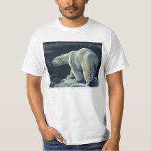 Vintage Eisbär, Arktische Meerestiere Tiere