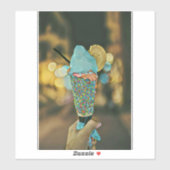 Vintage Eiscreme Aufkleber (Blatt)