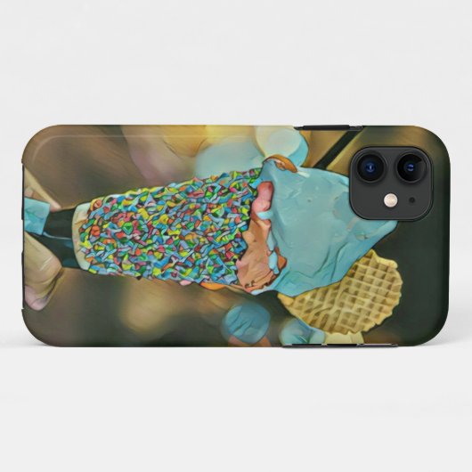 Vintage Eiscreme Case-Mate iPhone Hülle (Rückseite (Horizontal))