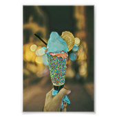 Vintage Eiscreme Fotodruck (Vorne)
