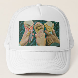 Vintage-Eiscreme-Kegel Truckerkappe