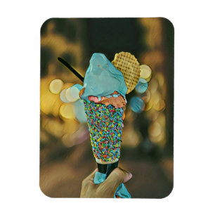 Vintage Eiscreme Magnet