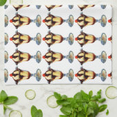 Vintage Eiscreme Sundae Geschirrtuch (Gefaltet)