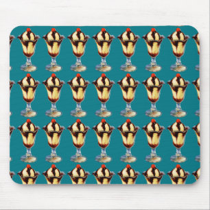 Vintage Eiscreme Sundae Mousepad