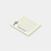 Vintage Eiscreme Sundae Post-it Klebezettel (angewinkelt)