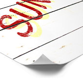 Vintage Eiscreme Sundae Poster (Ecke)