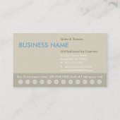 Vintage Eiscreme Treuekarte (Rückseite)