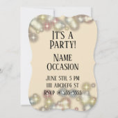 Vintage Eisdiele Einladung (Rückseite)