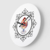 Vintage Eisdiele Große Wanduhr (Winkel)