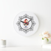 Vintage Eisdiele Große Wanduhr (Zuhause)