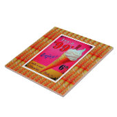 Vintage Eisdiele Keramik Fliese (Seite)