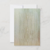 Vintage Eisen Lattern White Florals Wedding RSVP (Rückseite)