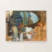 Vintage Eisenbahn - Irland Reiseplakat Puzzle (Horizontal)