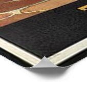 Vintage Eisenbahn - Kalifornien Reisewerbung Poster (Ecke)