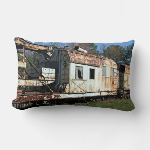 Vintage Eisenbahnwagen Lendenkissen