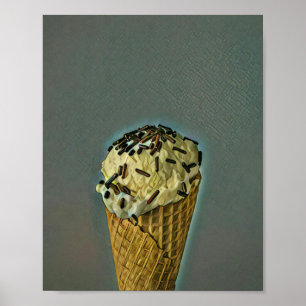 Vintage Eiskunst Poster