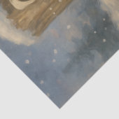 Vintage EisSkate Winter Nostalgie Entdeckungsreise Seidenpapier (Ausschnitt)