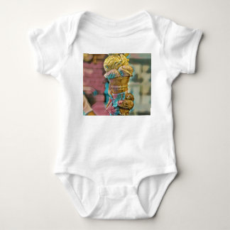 Vintage Eistüte Baby Strampler