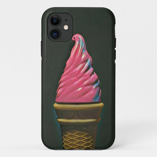 Vintage Eistüte Case-Mate iPhone Hülle (Rückseite)