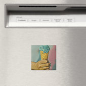 Vintage Eistüte Magnet (In Situ (Geschirrspüler))