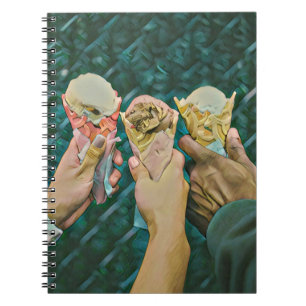 Vintage Eistüte Notizblock