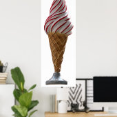 Vintage Eistüte Poster (Heimbüro)