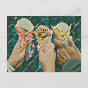 Vintage Eistüte Postkarte