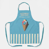 Vintage-Eiswaffel Schürze (Vorderseite)