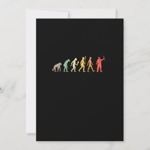 Vintage-Eiswandern-Evolutions-Geschenkidee für Kle Einladung