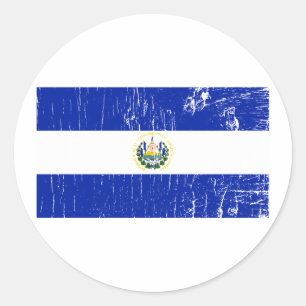 Vintage El Salvador Runder Aufkleber