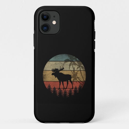 VINTAGE ELCH Case-Mate iPhone HÜLLE (Rückseite)