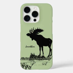 Vintage Elch und Wolf Wildlife - Wählen Sie die Ge iPhone 16 Pro Hülle