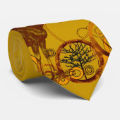 Vintage Elche - Krawatte (Gerollt)