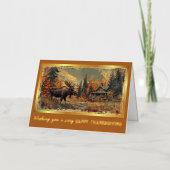 Vintage Elche und Erntedank (Vorderseite)