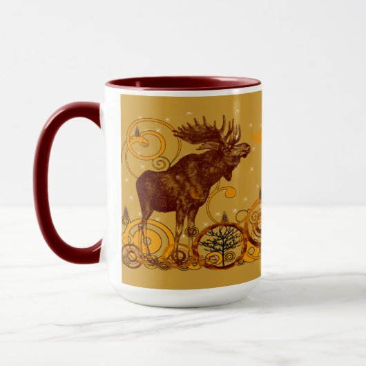 Vintage Elchgeschenke Tasse (Links)