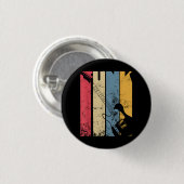 Vintage Electric Guitar Funk Musikfans Button (Vorne & Hinten)